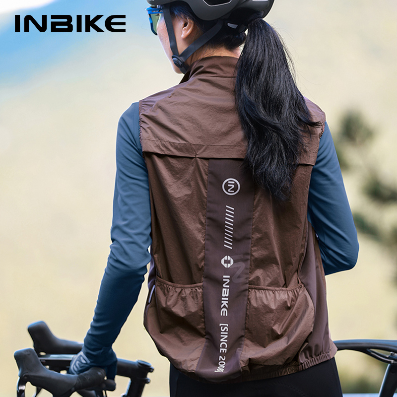 Mountain Biking Vest - INBIKE Women's Cycling Vest Sleeveless Running