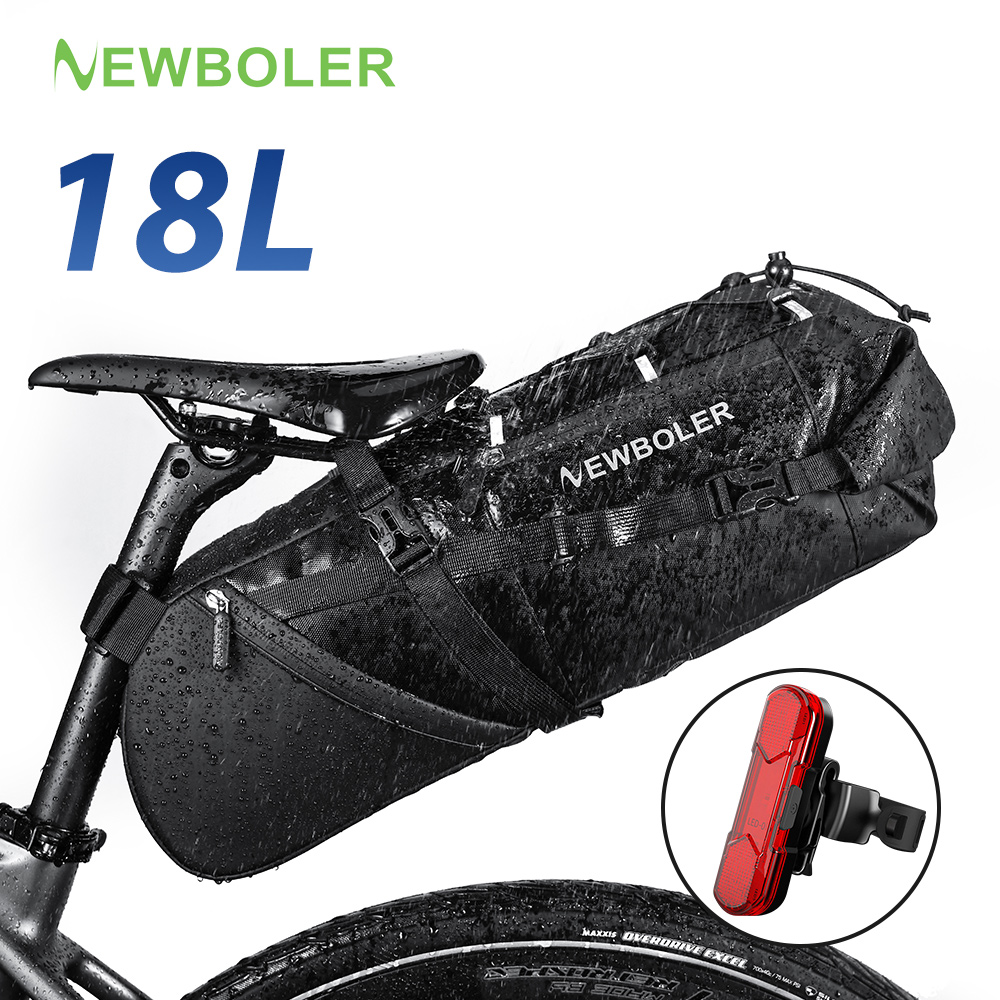 Mountain Biking Waist Pack - NEWBOLER 18L Bike Saddle Bag Waterproof