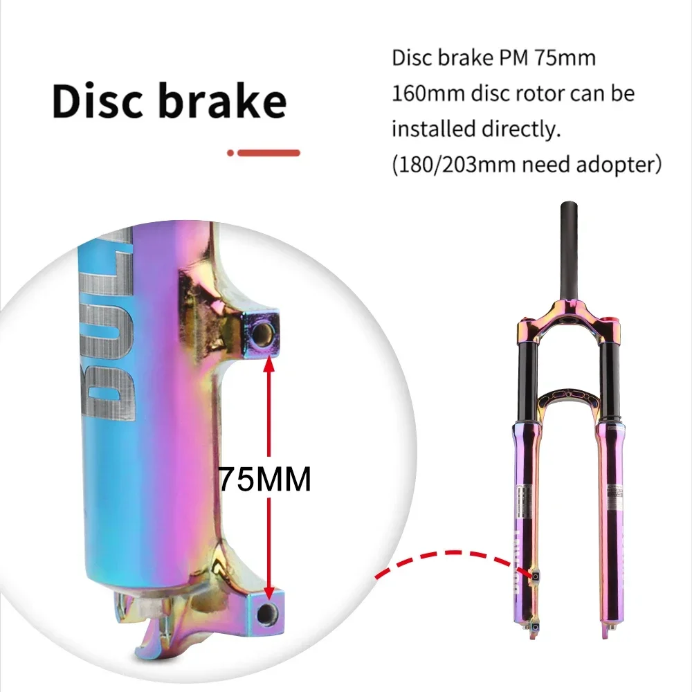 Mtb Fork Air - Rainbow 27.5/ 29er Suspension Air Inch