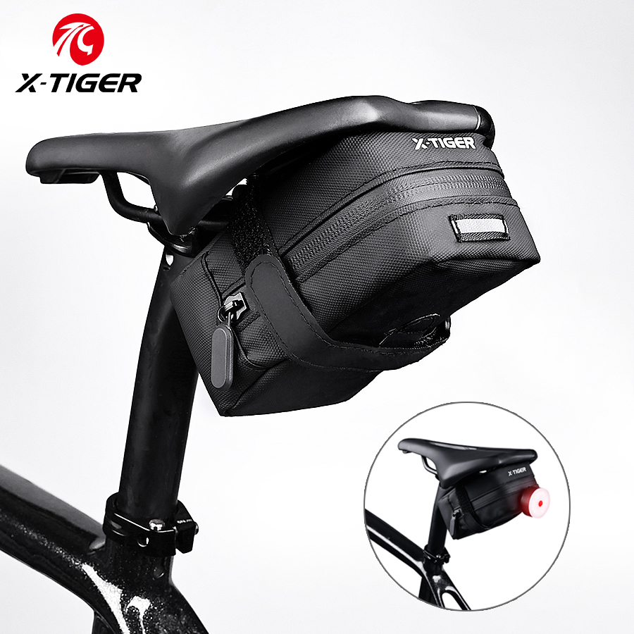 Mountain Biking Waist Pack - X-TIGER Mini Bicycle Saddle Bag Portable