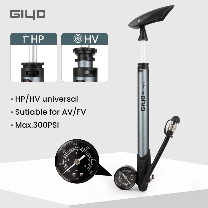 Mtb Fork Air - Bơm Giyo GS-41P 300psi Xe Đạp