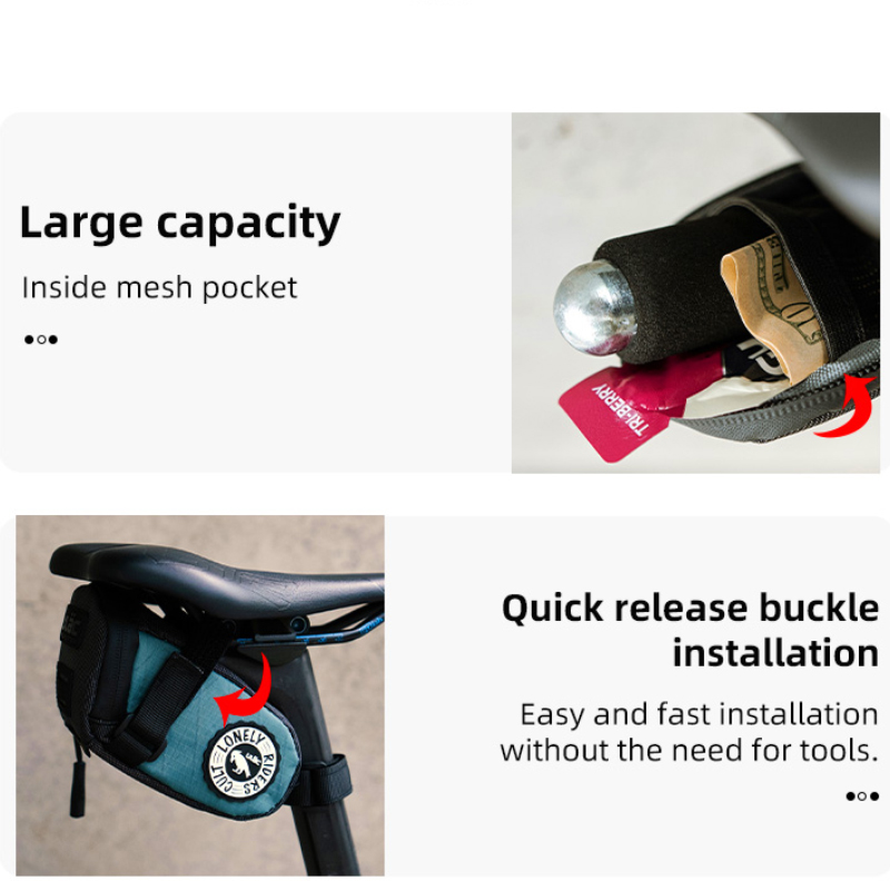 ULAC Cycling Seat Bag 0.6/1/1. - đánh giá và giá Mountain Biking Waist Pack