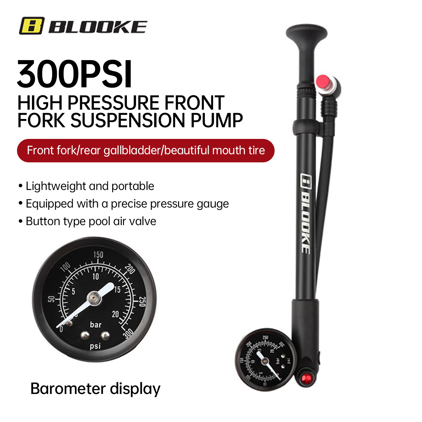 BLOOKE MTB High-Pressure Shock - đánh giá và giá Mtb Fork Air