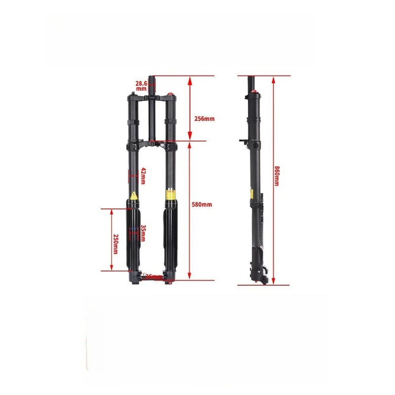 DNM USD C Mountain Bike Front  - đánh giá và giá Mtb Fork Air