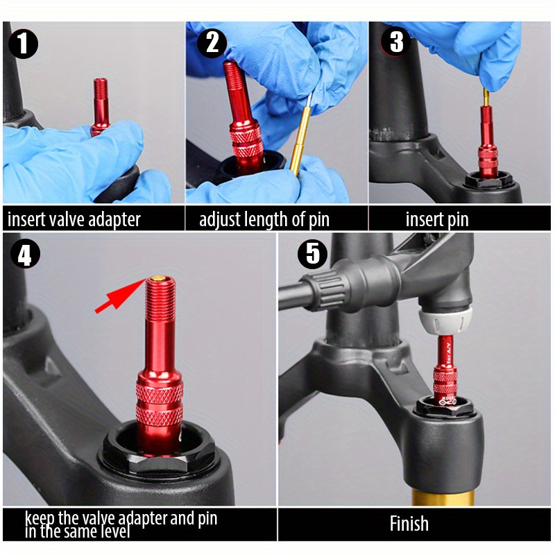 Bike Air Front Fork Valve Adap - đánh giá và giá Mtb Fork Air