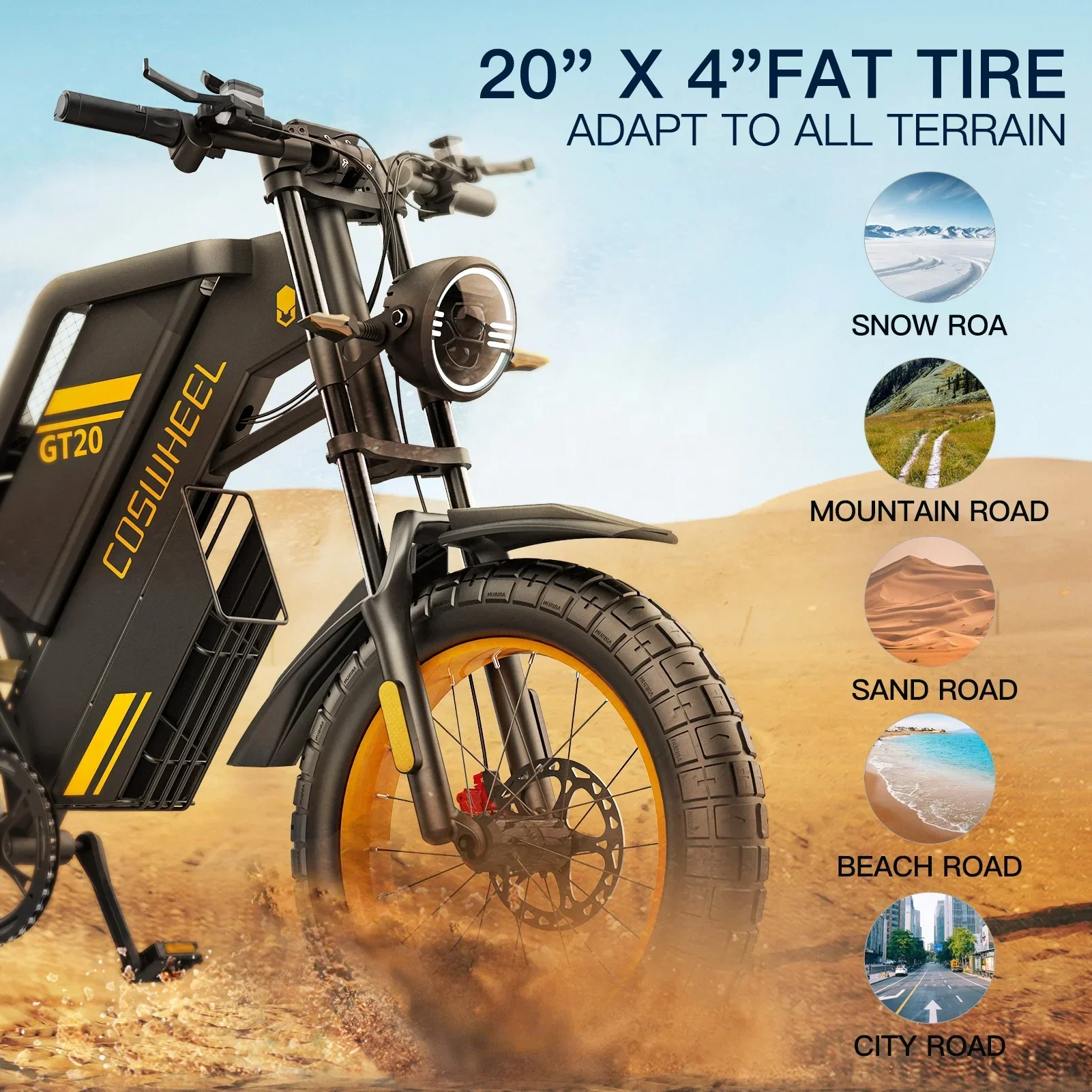 Coswheel GT20 High Speed Adult - đánh giá và giá Mountain Biking Uk