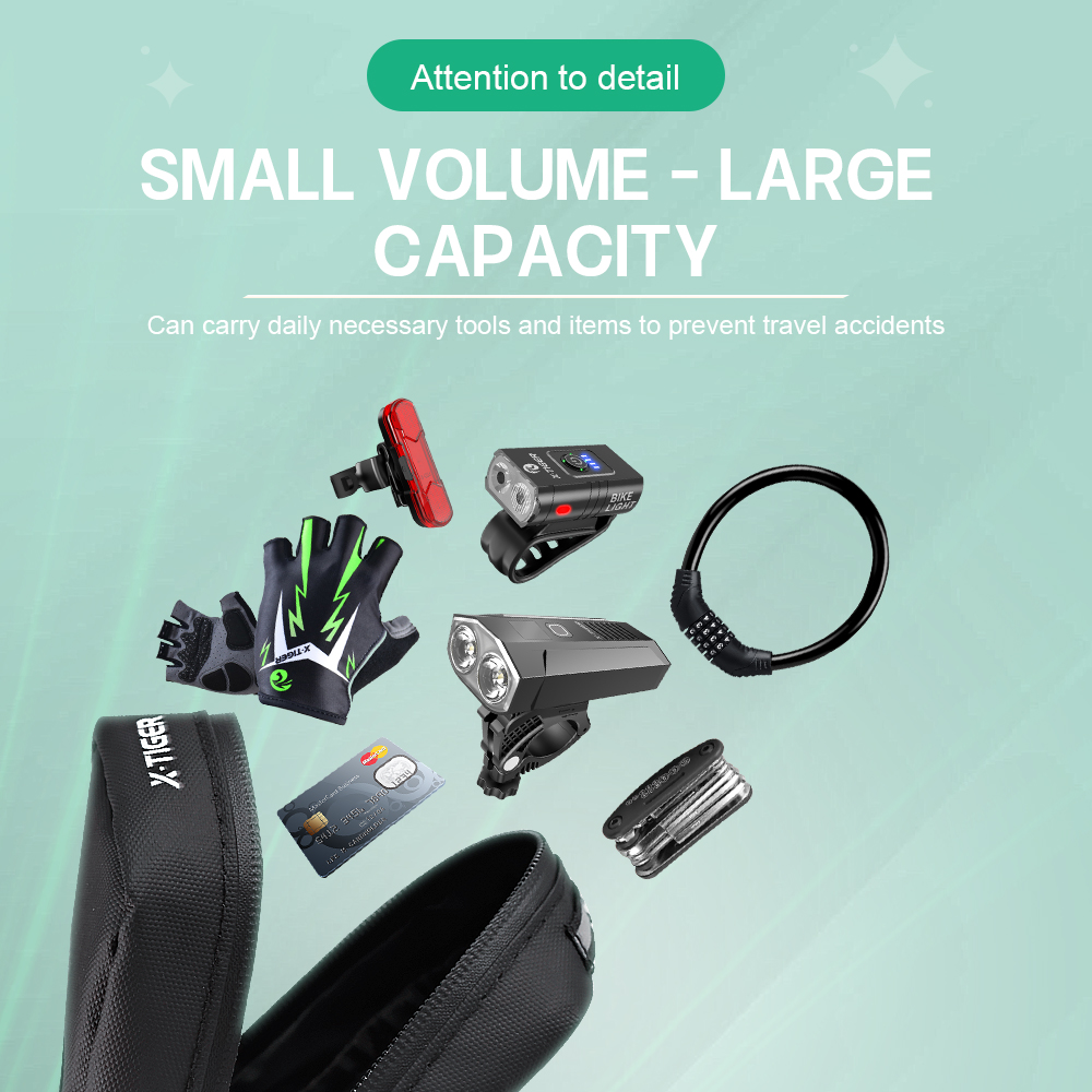 X-TIGER Mini Bicycle Saddle Ba - đánh giá và giá Mountain Biking Waist Pack